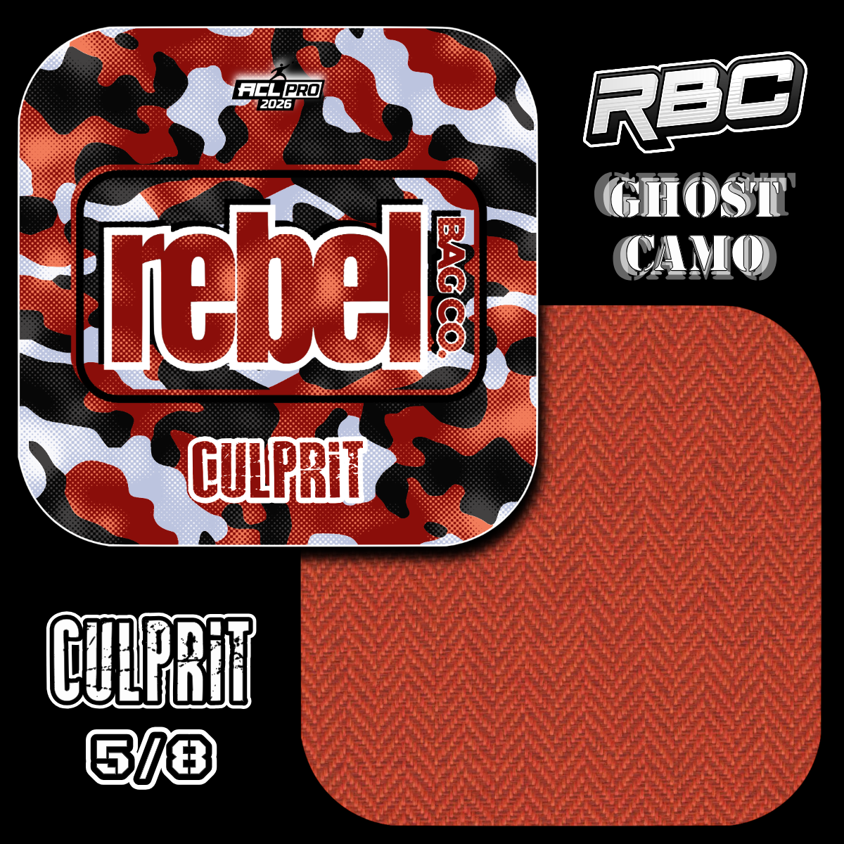 2026 - RBC - Ghost Camo Culprit (Multiple Colors) – Rebel Bag Co.
