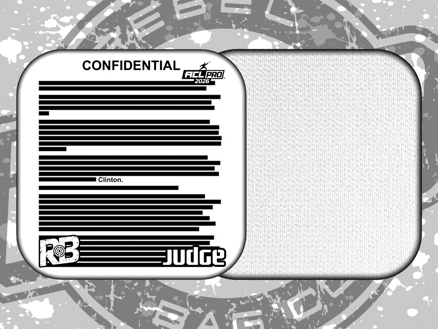 Judge - Confidential (ACL PRO 2026)